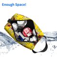 thumbnail image 6 of Goofa Duck with Star Sunglasses Printed Toiletry Bag with Handle,Large Capacity Travel Makeup Cosmetic Bag for Women, Carry on Airport Airline Compliant Bag, 6 of 9