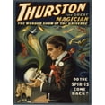 thumbnail image 2 of Art.com Thurston the Great Magician Holding Skull Magic Poster Stretched Canvas Print Wall Art by Lantern Press, 18" x 24", 2 of 4