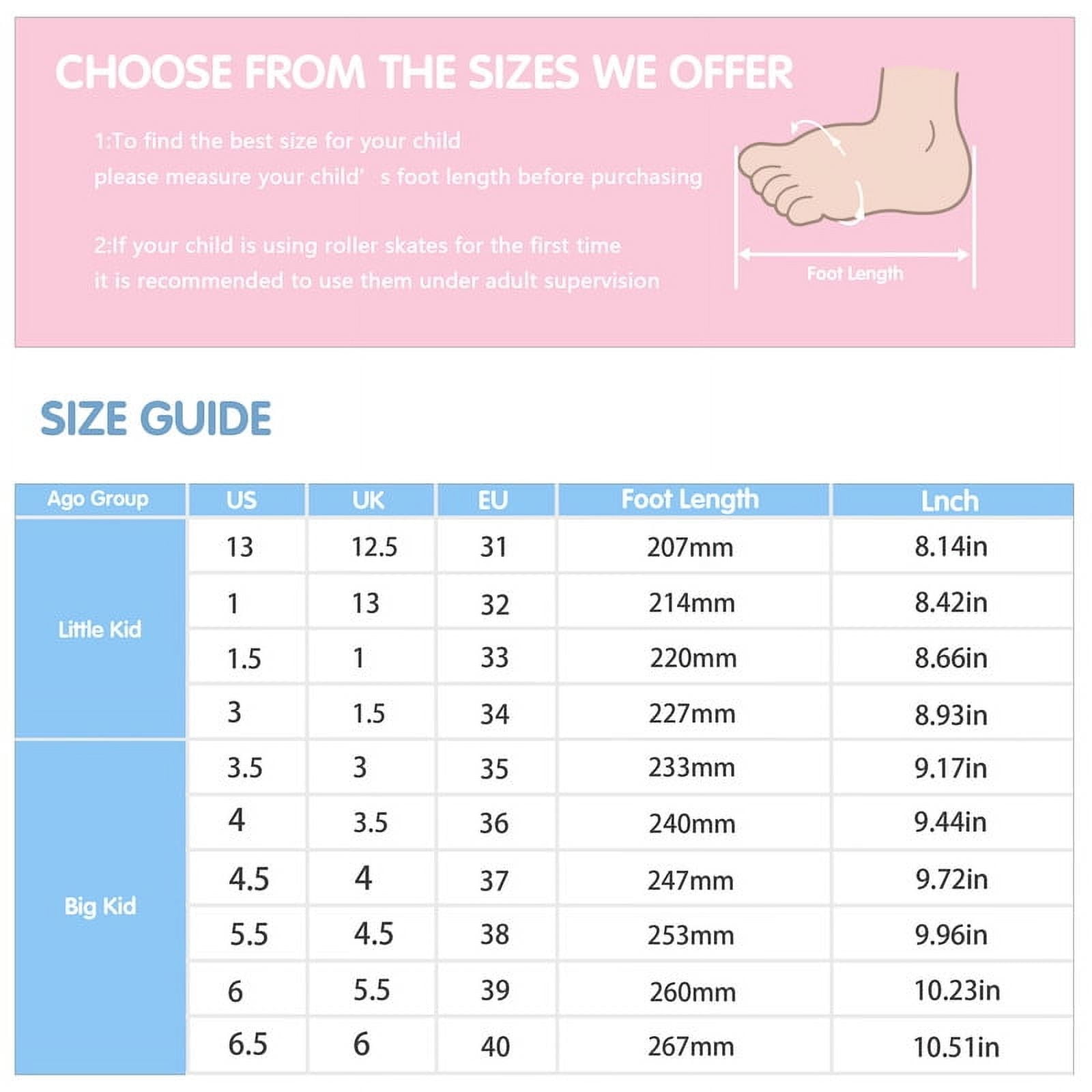 KOFUBOKE Roller Skate Shoes & Unisex Sneakers with 4 Wheels for Outdoor Sports Activities