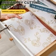 Walbest Waterproof Shelf Liners for Kitchen Drawer NonAdhesive