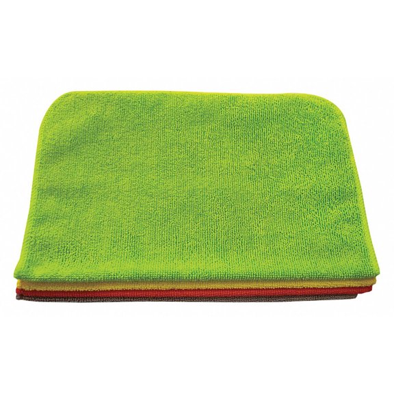 Tough Guy Microfiber Cloth,12" x 16",Assorted,PK12 400C55 400C55 ZO-G5116583