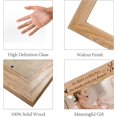 thumbnail image 4 of Picture Frames 6x8 Wooden Engraved Picture Frame Boy Mommy Rustic Photo Frame with Solid Wood and High Definition Glass for Table Display Pictures and Wall Mounting Photo, 4 of 9