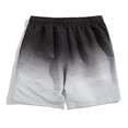 thumbnail image 6 of HAPIMO Mens Trends Swim Trunks Elastic Waist Lace-up Bathing Suits Holiday Beach Pants Summer Swimwear Gradient Color Print Trousers Board Shorts Gray XL, 6 of 6