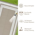 thumbnail image 5 of Twister.CK Outdoor Rug 9' x 12' Waterproof Patio Rug, Reversible Plastic Outside Carpet Storage Bag, for RV Camping Deck Balcony Porch, Gray and Brown, 5 of 9