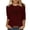 Wine-C, variant on Penkiiy Women's Valentine's Day Fashion Printed T-shirt 3/4 Sleeves Blouse Round Neck Casual Tops L Khaki