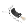 thumbnail image 2 of WRITWAA 5 Pcs Bâton de Randonnée Clip Noir Nylon Durable Résistant à l'Usure pour Escalade, 2 of 8