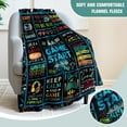 thumbnail image 2 of Gamer Blanket Soft Gaming Blanket for Teens Adults Users Cozy for Couch Sofa Bed Ideal Gamer Gift and Room Decor(50x60 Inch), 2 of 6