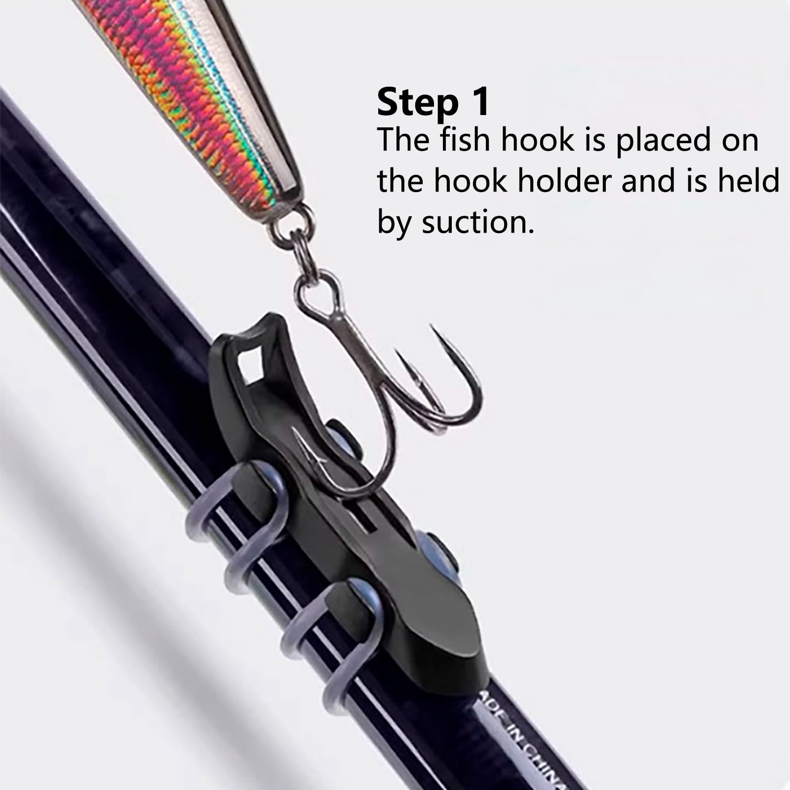 hook holder for fishing rod American Tackle Large Keepers Crafted to conveniently attach to your tying vise or fly rod Gladiator Fishing Rod Hook (4-Pack)