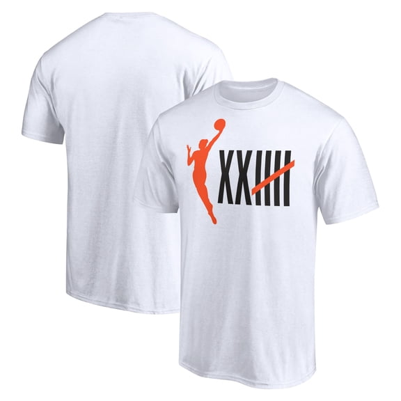 Men's White WNBA 25th Anniversary T-Shirt