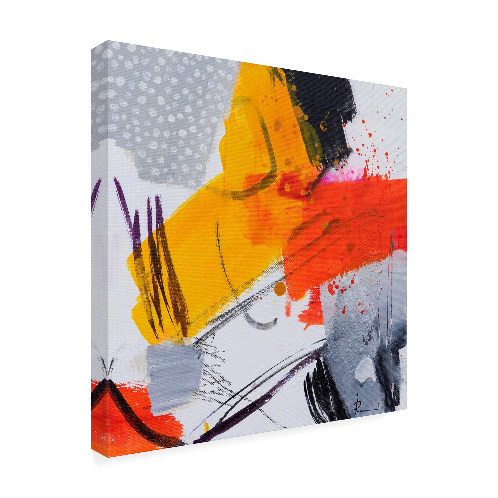 Trademark Fine Art 'Ira Ivanov Paint Expression Study 16' Canvas Art by Ira Ivanov