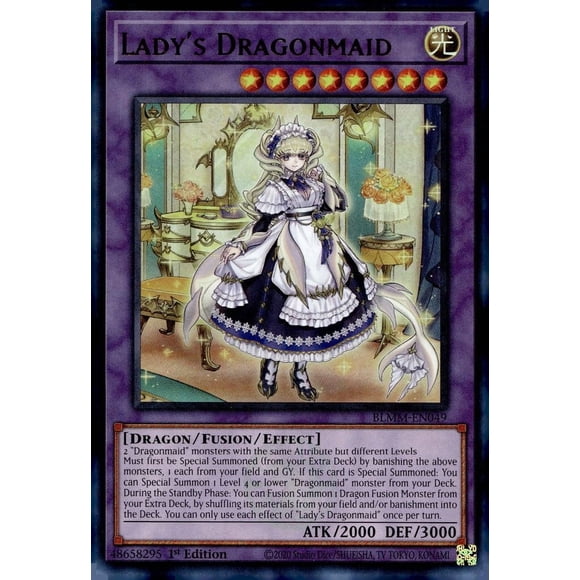 Yu-Gi-Oh! Dragonmaid de la Lavandería BLMM-EN056 Ultra Rara