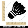 thumbnail image 2 of Badminton Shuttlecock Birdy Self-Inking Rubber Stamp Ink Stamper - Black Ink - Large 1-1/2 Inch, 2 of 7
