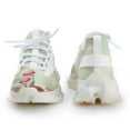 thumbnail image 4 of Pastel Floral Textile Design Walking Shoes for Men Woman Lightweight Tennis Fashion Elastic Sports Shoes Cushion Basketball Shoes, 4 of 8