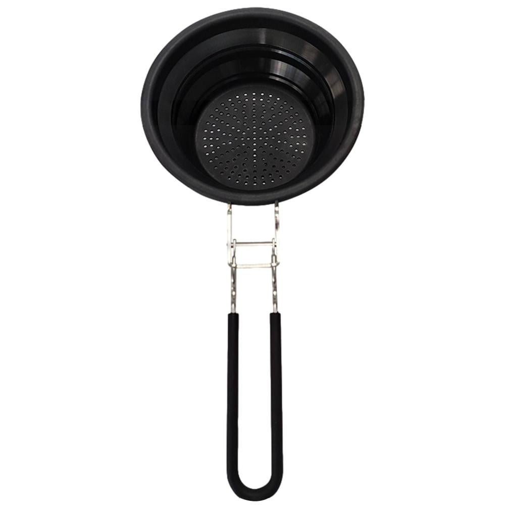 Small Collapsible Strainers for Kitchen Extendable Handles Food