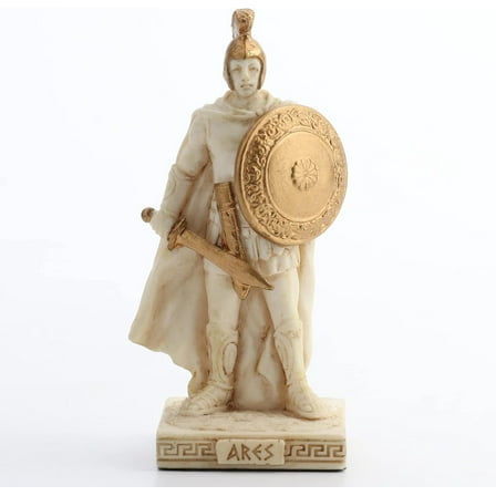 Veronese Design Ares The God of War Miniature Figurine, 3.5 inches, White and Gold