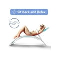thumbnail image 3 of Emorefun Outdoor Chaise Lounge Set of 2, Pool Lounge Chairs with Adjustable Backrest for Balcony, Backyard, Patio, Blue, 3 of 8