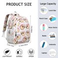 thumbnail image 6 of Cartoon Pug Dog Backpack for School,Cute School Bag,Schoolbag with Adjustable Shoulder Straps & Padded Back,15"x11.42"x5.5", 6 of 6