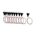 thumbnail image 3 of Siruishop 10Pcs Miniature LED Lights Bulbs DIY Accessories Hanging Pendant Light Model 2cmx1.5cm, 3 of 8