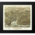 thumbnail image 2 of Stoner 17x15 Black Modern Framed Museum Art Print Titled - Plattsburgh New York - Stoner 1877, 2 of 5
