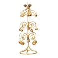 thumbnail image 2 of Viflosae Christmas Decorations Tabletop Metal Christmas Tree Wrought Iron Ornament Display Stand Christmas Ornament 11 Inch Desktop Decorations Mini Xmas Tree Halloween Party, 2 of 7