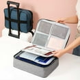 thumbnail image 2 of Bolsa de Almacenamiento de Documentos Inteprter Organizador de Viaje Impermeable, 2 of 6