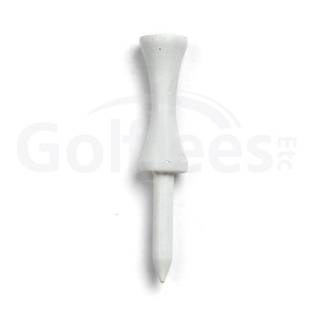 Golf Tees Etc Step Down White Wood Golf Tees 2 1/8"Inch Strong & Light Weight Castle Golf Tees - (1000 Pack)