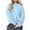 Light Blue1, variant on UAMVSH Christmas Hoodies for Women Print Bow Tie Oversized Long Sleeve Hooded Sweatshirts Fall Winter Casual Drop Shoulder Pullover Tops