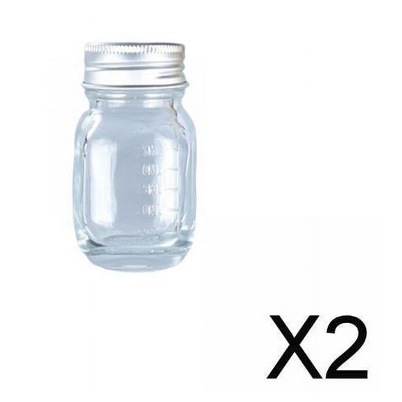 Colaxi 2X Reagent Storage Bottle 30 ml Capacity Refillable Storage Holder for Liquid