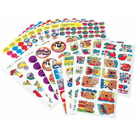Assortment Scrapbooking - Trend Enterprises Super Assortment Sticker Pack, Set of 1000