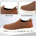 thumbnail image 4 of LILYCHAN Mens Casual Canvas Loafers Shoes Oxfords Shoes Knit Dress Shoes Comfortable Slip-on Shoes, 4 of 7