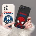 thumbnail image 2 of Carcasa Redmi A1 Plus Note 12 11 10 9 8 Pro 12C 10C 9A 9C 9 10 Mi 11 Lite 12 10 Spider Man Superman Pareja Funda Creativa Suave TPU Anti-Caída Protección Contra La Cubierta Trasera, 2 of 4