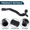 thumbnail image 4 of Manguera del radiador, manguera de calefacción, manguera de salida del radiador para Audi A6 Quattro 2.0L 2019-2025 No. 4K0122101BL/4K0122101BG, manguera de calefacción de goma negra 1 Pc, 4 of 6