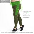 thumbnail image 3 of Rainbeau Curves Basic Compression Legging, Women's Plus Deep Moss 30/32, 3 of 3
