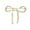 Gold, variant on Unique Bow Knot Lapel Brooch Pin Dangling Stick Bar Ribbon Bow Sweater Collar Pins Fashion Birthday Jewelry for Women Dress Suit Hat Backpack Clothes Accessories Brooches