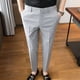 thumbnail image 3 of Pantalones de negocios de sastrería social para hombres Pantalones de traje de algodón elástico para hombre Pantalones elegantes de moda con estilo Pantalones de vestir vintage, 3 of 5