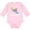 AD-Pink, variant on Sanibel Island Florida Dolphin Boys or Girls Long Sleeve Baby Bodysuit