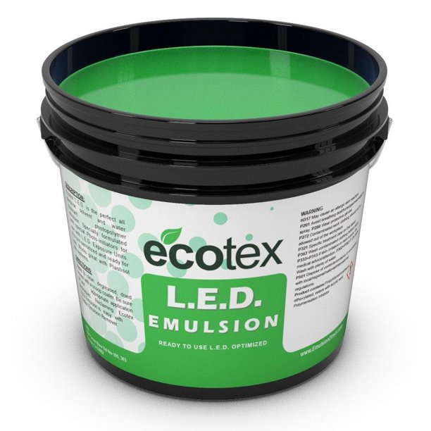 Ecotex® L.E.D. Textile Pure Photopolymer Screen Printing Emulsion Green
