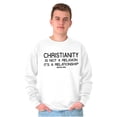 thumbnail image 3 of Christianity Is Not A Religion Sweatshirt for Men or Women Brisco Brands X, 3 of 6