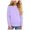 Purple, variant on Little Boy's Winter Top Boys Plain Basic Top Cotton Solid Long Sleeve Crewneck Top Boys Summer Clothes (Pink,4-5 Years)