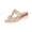 Gold, variant on Womens Sandals Casual Versatile Plus-Size Solid Color Round Toe Open-Toe One-Foot Wedge Sandals 36
