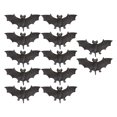 thumbnail image 3 of 12 Uds. Día de los Inocentes decoración de Halloween decoración de murciélago de plástico suministros de fiesta, 3 of 5