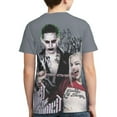 thumbnail image 2 of Film Harley Quinn Joker Youth Unisex T-Shirt Crewneck Short Sleeve Double-Sided Print Tee Shirts Top For Boys Girls Kid Teen Medium, 2 of 6