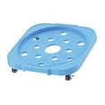 thumbnail image 1 of DYNWAVECA Movable Propane Cylinder Base Propane Bottle Base Multi Purpose Stabilizing Base Support Tray Rolling Base for Potted Plants Light Blue, 1 of 9
