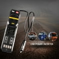 thumbnail image 2 of 200W Mini Car Vehicle Inverter DC 12V to AC 220V USB Output High-power Power Inverter Small Car Special Edition, 2 of 6