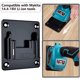 thumbnail image 2 of Soporte de Herramientas Base de Pared Estante de Almacenamiento para Makita/Bosch/Dewalt/Milwaukee 14.4V 18V 20V Dispositivos de Fijación de Batería Soporte de Taladro, 2 of 30