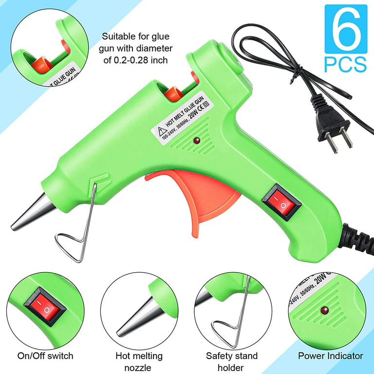 Prociv Cordless Hot Glue Gun, Fast Preheating Hot Glue Gun Kit with 30pcs  Glue Sticks and Stand, USB Rechargeable Hot Melt Glue Gun Tools for Crafts