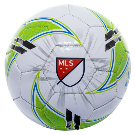 Franklin Sports MLS Soccer Ball, Size 1, Black, Green and