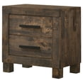 thumbnail image 4 of Woodmont 2-drawer Nightstand Rustic Golden Brown, 4 of 11