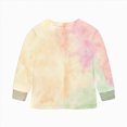 thumbnail image 6 of Toddler Baby Girl Clothes 2T 3T 4T 5T 6T 7T 8T Girl Outfit Long Sleeve Pants Tie-dye Sweatshirt Pants Fall Winter Clothes Set Toddler Girl Outfit For 2t 3t 4t 5t 6t Children Yellow 3-4 Years, 6 of 9