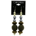 thumbnail image 2 of Mi Amore Antiqued Dangle-Earrings Green/Black, 2 of 2